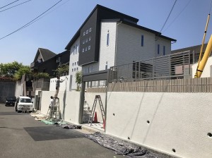 京田辺市塗装工事中です。