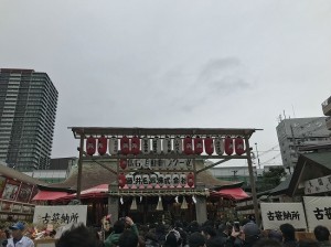 ガーデンプロ関西では今宮戎神社へ