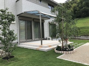 木津川市でのガーデンリフォーム工事です。