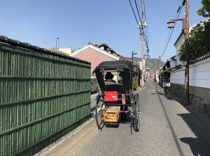 人力車で奈良を散策